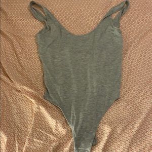 cute south moon under basic grey body suit